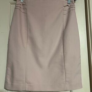 Side Pleat Light Pink Skirt